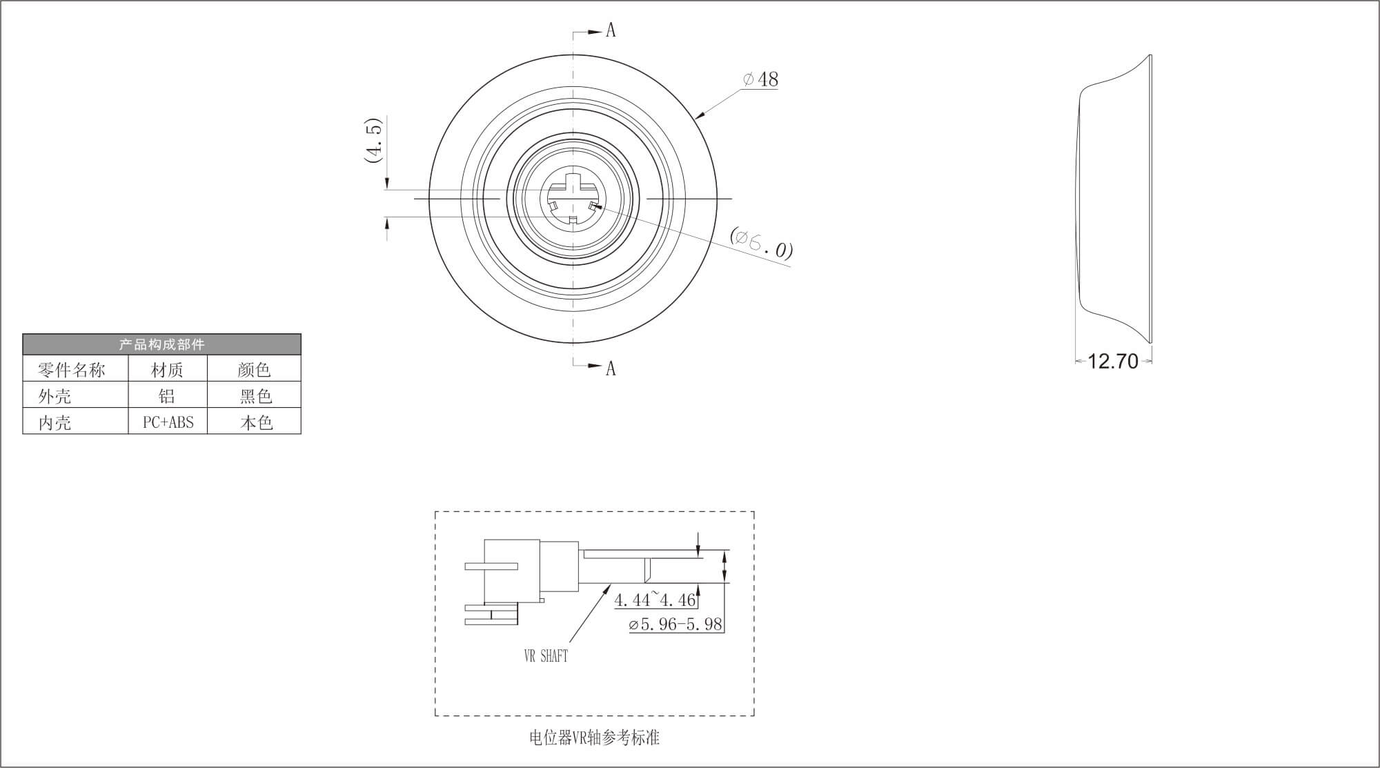 Hardware Knob X119